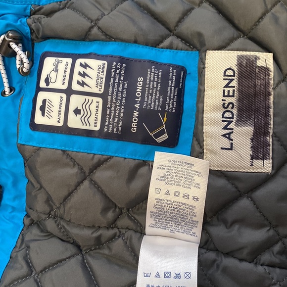 Lands’ End Girls Squall Waterproof Winter Parka - Picture 9 of 9